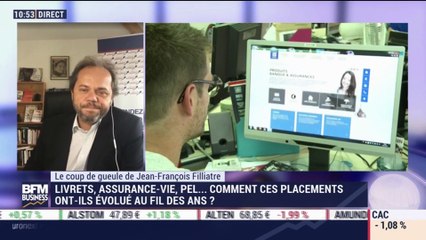 Le coup de gueule de Filliatre : livrets, assurance-vie, PEL... comment ces plancements ont-ils évolué au fil des ans ? - 16/07