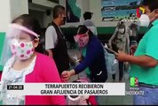 Trujillo: Terrapuertos recibieron gran afluencia de pasajeros