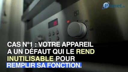 Électroménager : comment faire jouer une garantie légale