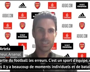 36e j. - Arteta : "Les garçons ont été fantastiques"