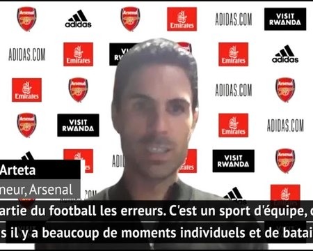 36e j. - Arteta : Les garçons ont été fantastiques