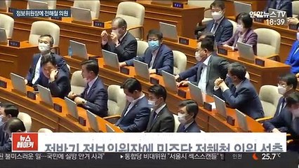 국회 정보위원장에 전해철…與 18개 상임위원장 '독식'