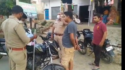 Download Video: महेवा चौकी पुलिस द्वारा चलाया गया मास्क और वाहन चेकिंग अभियान