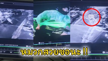 จวกยับ !! พนง. เดลิเวอรี่ส่งอาหารในคอนโด ฉกหมวกกันน็อกหนี ไม่หวั่นอนาคตดับ