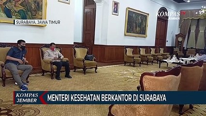Kasus Covid-19 di Jatim Tinggi, Menteri Kesehatan Berkantor di Surabaya