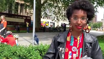 Figure of BLM protestor Jen Reid secretly replaces Colston statue overnight