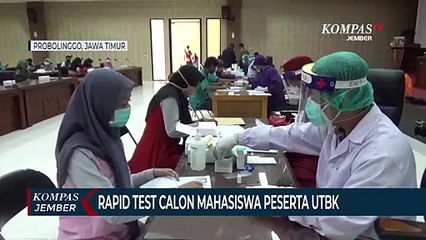 Rapid Test Gratis Untuk Calon Mahasiswa Peserta UTBK