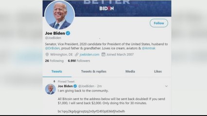 Biden, Kardashian, other Twitter accounts hacked in bitcoin scam