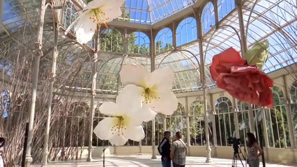 Exposición del artista Petrit Halilaj en el Palacio de Cristal