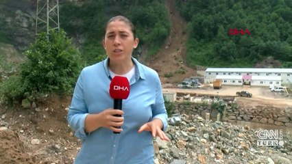 İşçilerin korku dolu anları kamerada | Video