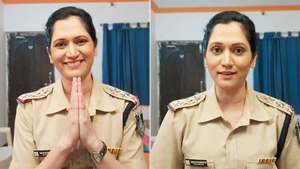 समिधा गुरूने पोलीस कर्मचाऱ्यांचे मानले आभार