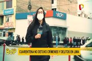 Cuarentena no detuvo crimines y delitos en Lima