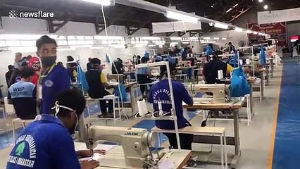 Prisoners in Indonesia drafted to make personal protective equipment