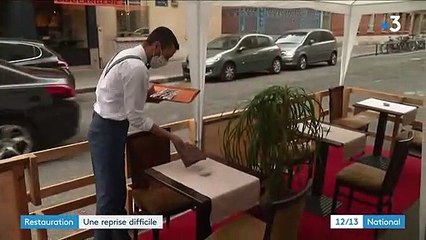 Restauration : une reprise difficile