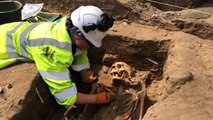 14th century skeleton unearthed during Leith tram works