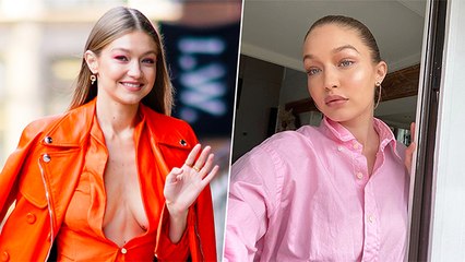 Gigi Hadid FINALLY Showed Off 7th Month Bare Baby Bump