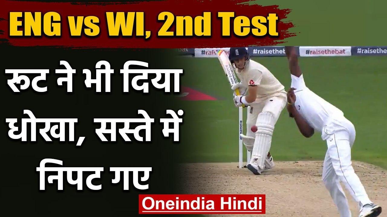 ENG vs WI, 2nd Test : Joe Root departs on 23 runs, Alzarri Joseph traps big fish | वनइंडिया हिंदी