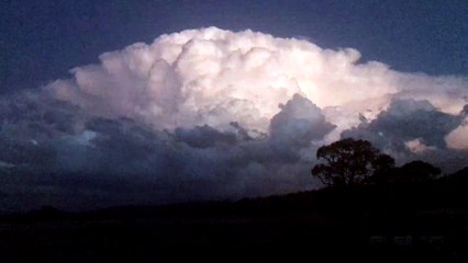 Time Lapse of a Thunderstorm over Australia