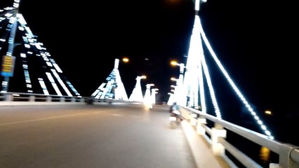 Cảnh đẹp về đêm cầu Kiến Giang Lệ Thủy Quảng Bình