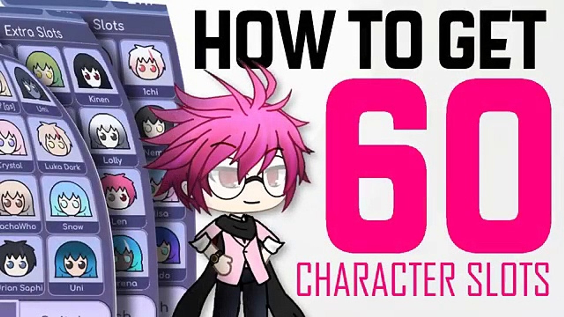 strategie Boven hoofd en schouder replica How to get 60+ Character Slots in Gacha Life! _ Android Tutorial _ Gacha  Life - video Dailymotion