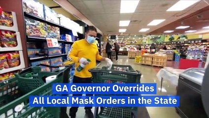 GA Governor Overrides All Local Mask Orders in the State