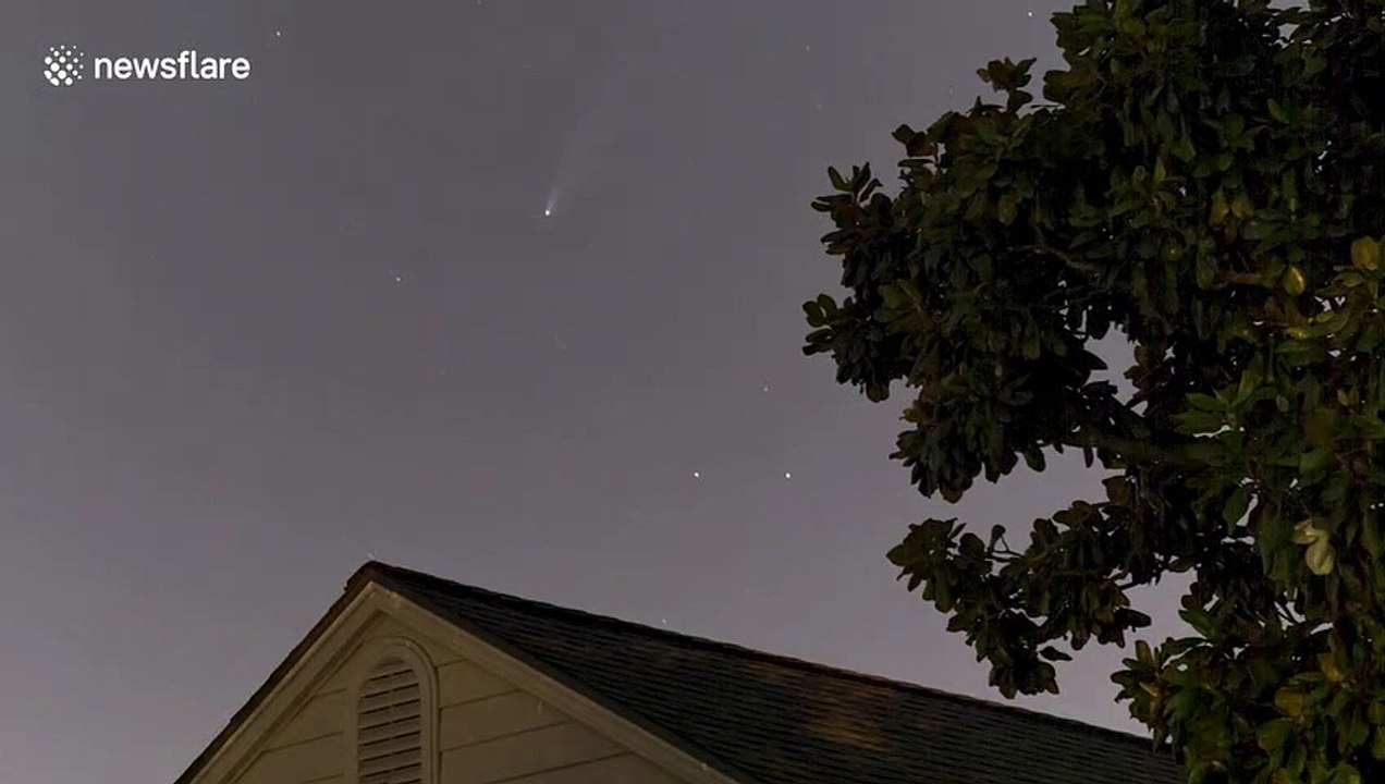 Cool timelapse shows Comet Neowise streaking across Oklahoma skies