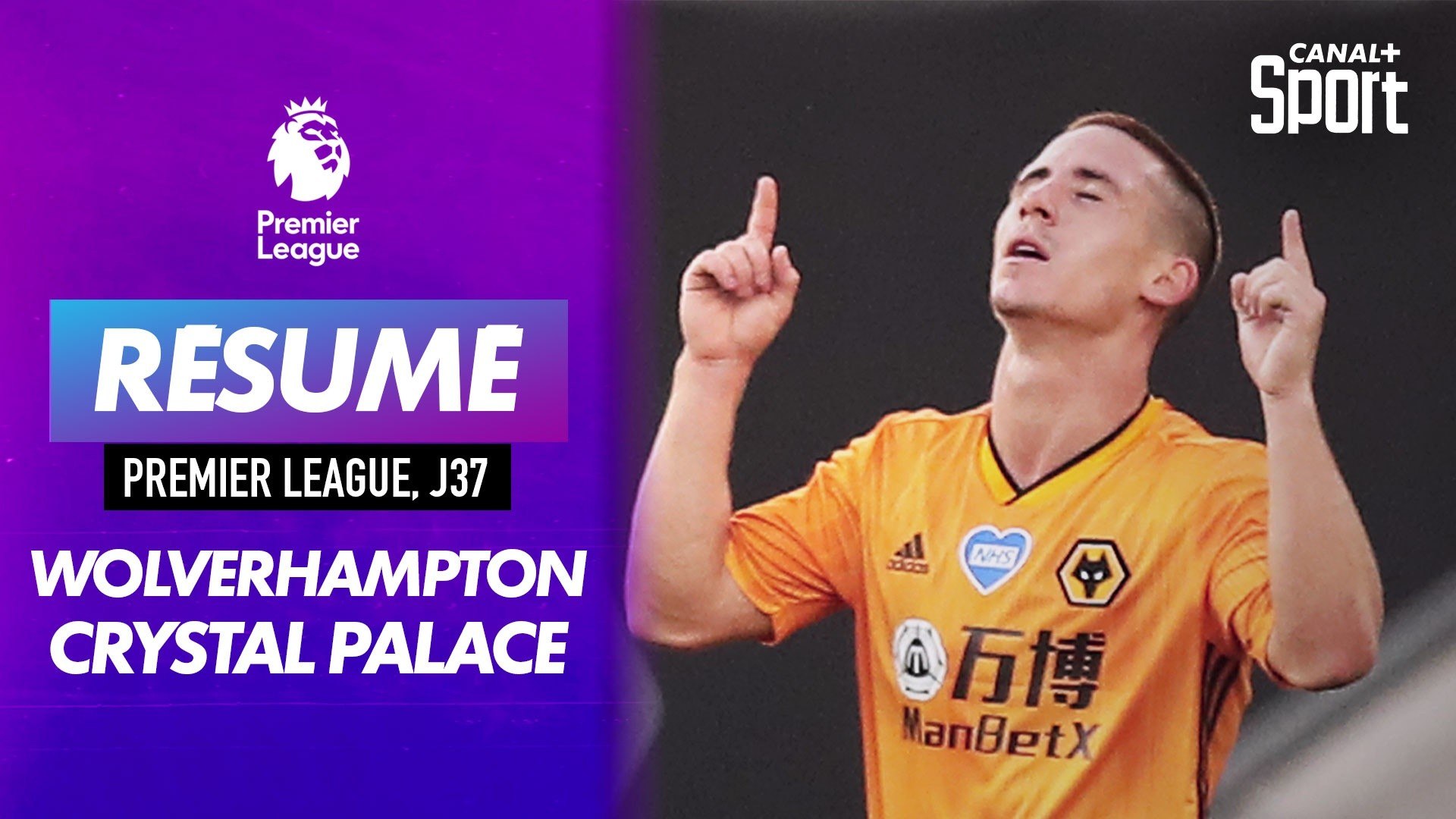 Le résumé de Wolverhampton Crystal Palace en VO