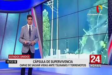 Cápsula permite salvar la vida de las personas ante tsunamis y terremotos