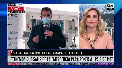 Sergio Massa en San Fernando