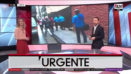 Tensión e incidentes frente a la Legislatura porteña