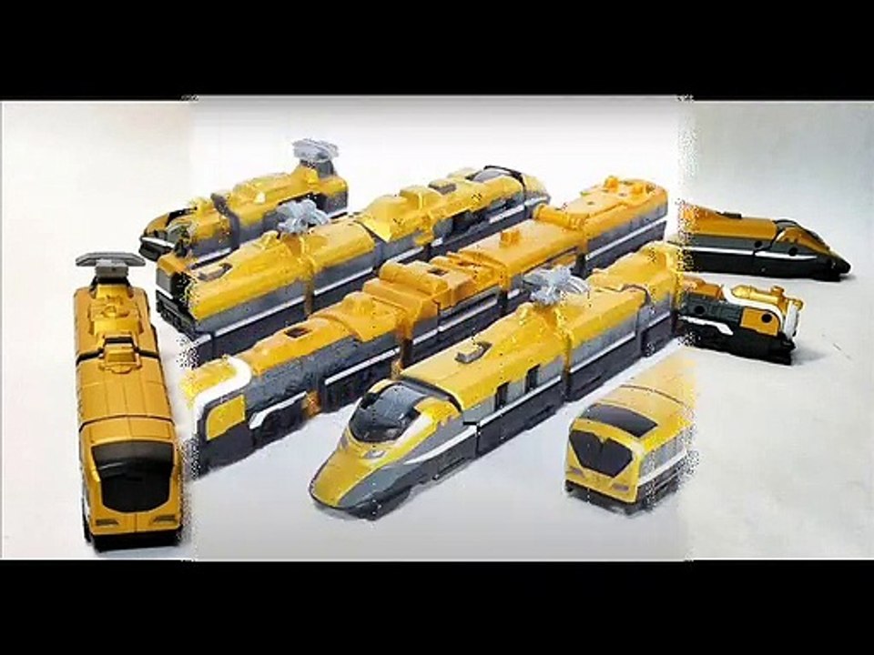 DX Power Ranger Train Force Train King Gold & EX Gattai Ressha Sentai ToQger 2014