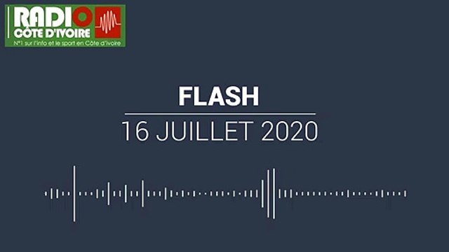 Flash de 9 heures du 16 juillet 2020 [Radio Côte d'Ivoire]