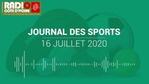 Journal des Sports de 06h15 du 16 juillet 2020 [Radio Côte d'Ivoire]