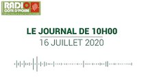 Journal de 12 heures du 16 juillet 2020 [Radio Côte d'Ivoire]
