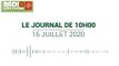 Journal de 12 heures du 16 juillet 2020 [Radio Côte d'Ivoire]