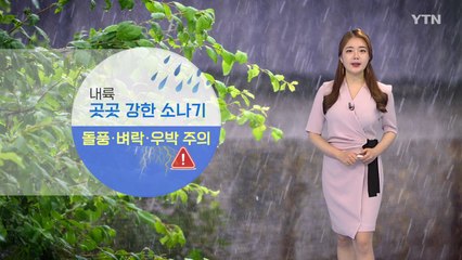 [날씨] '제헌절' 무더위 계속...내륙 곳곳 강한 소나기 / YTN