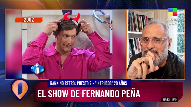 Intrusos retro: el show del inolvidable Fernando Peña