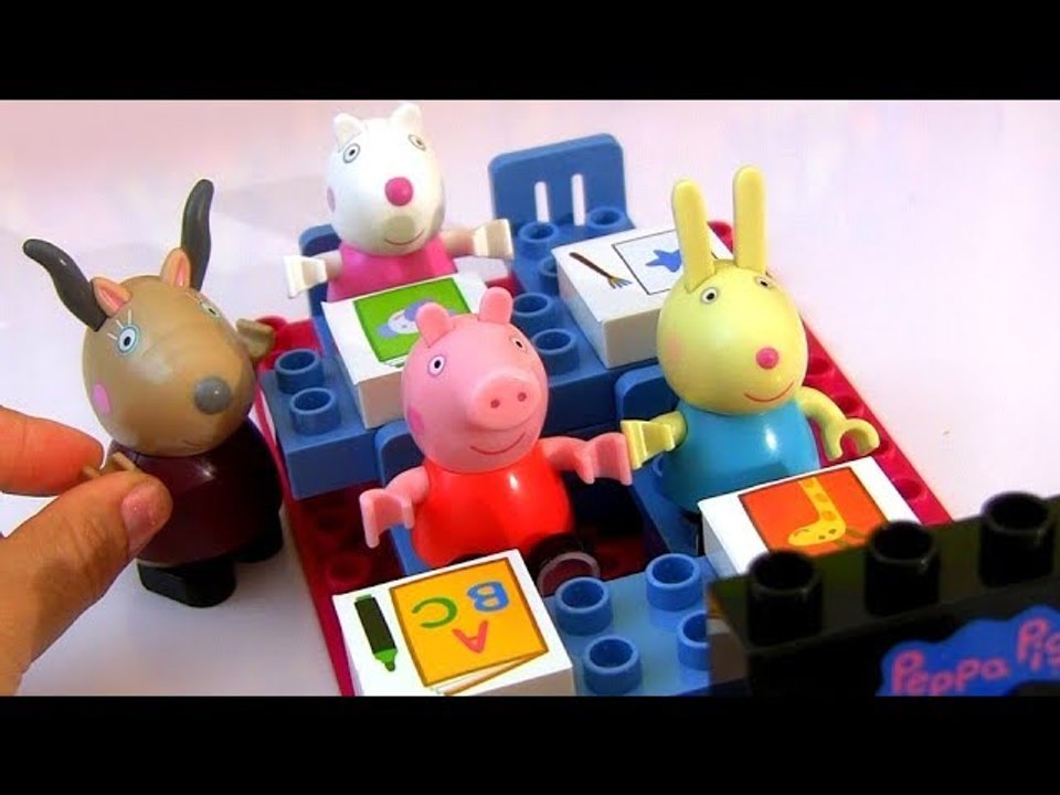 Peppa Pig Lego school Lego Blocks Playset La Casa bloques