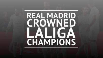 Breaking News - Real Madrid crowned LaLiga champions