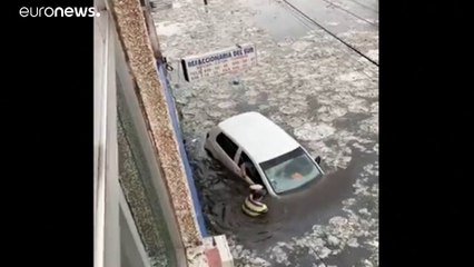 На Гвадалахару обрушился ливень