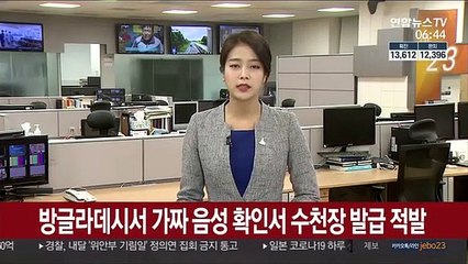 Video herunterladen: 방글라데시서 가짜 음성 확인서 수천장 발급 적발