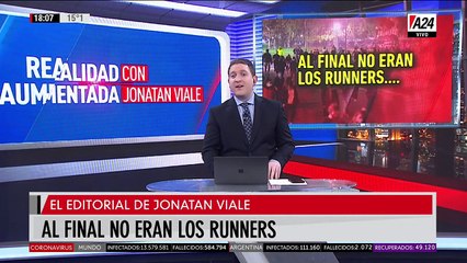"Al final no eran los runners...": el editorial de Jonatan Viale