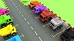 Colors for Children to Learn with Car Transporter Toy Street Vehicles - Colors Collection