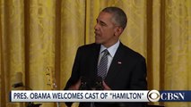 Hamilton cast performs -Alexander Hamilton- at White House