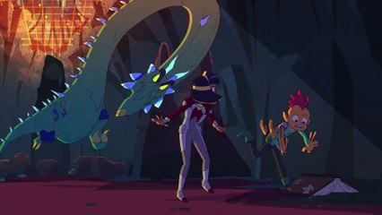 CLEOPATRA IN SPACE Season 1  - Clip - Dragon Alien Battle