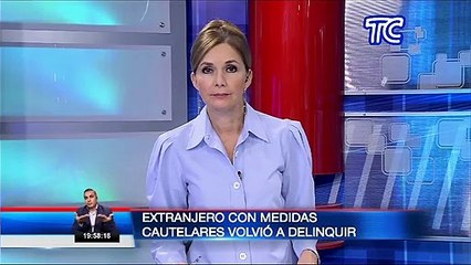Extranjero detenido a inicios de este mes recibió medidas cautelares y volvió a delinquir