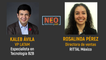 Rosalinda Pérez y Kaleb Ávila en NEO Marketing Talk