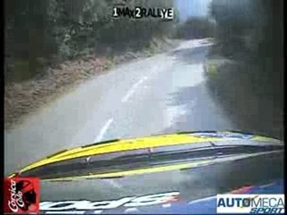 Camera embarque (tour de corse 2007) CHOSSAT fiat punto