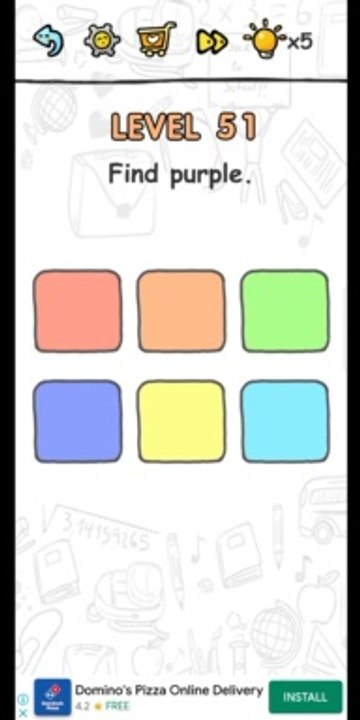 brain challenge -draw All levels - 51 to 60 - walkthrough Gameplay ,android , iOS by Anas Faruqi