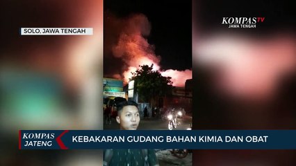 Kebakaran Gudang Bahan Kimia Dan Obat